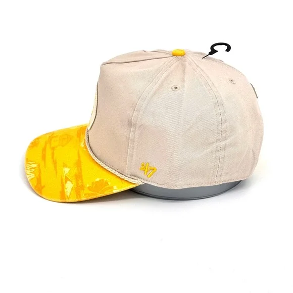 47 Brand San Diego Padres Cream/Gold Fiji Rope Hitch Adjustable Hat OSFA - Picture 3 of 8